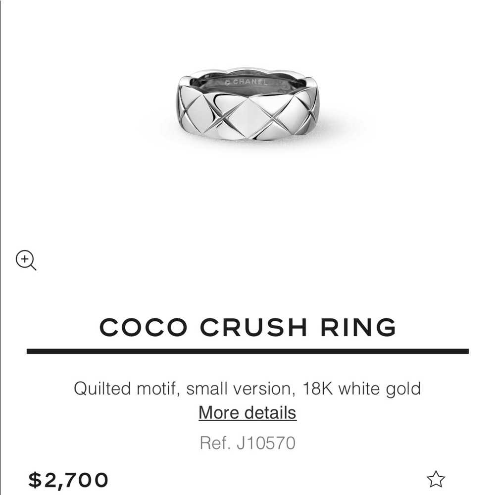 Authentic｜Big Sale｜Chanel Coco Crush Ring